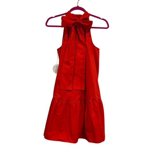 NWT NEW STAUD Marlowe Halter Mini Dress - Picture 5 of 11